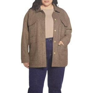 NEW Banana Republic Tan 4Pocket Shacket xl